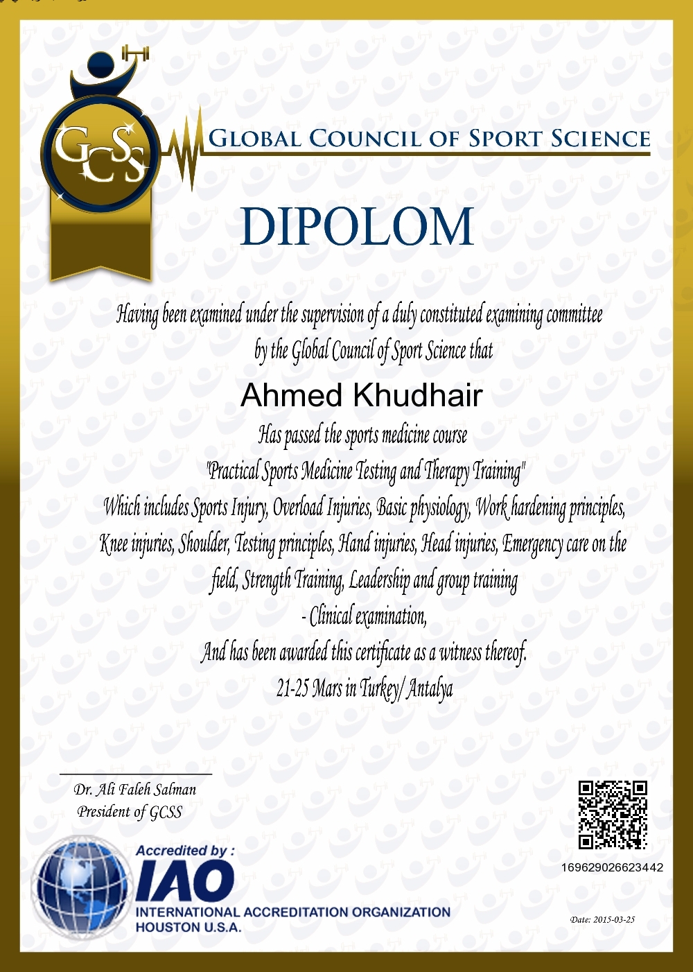 Ahmed Khudhair 